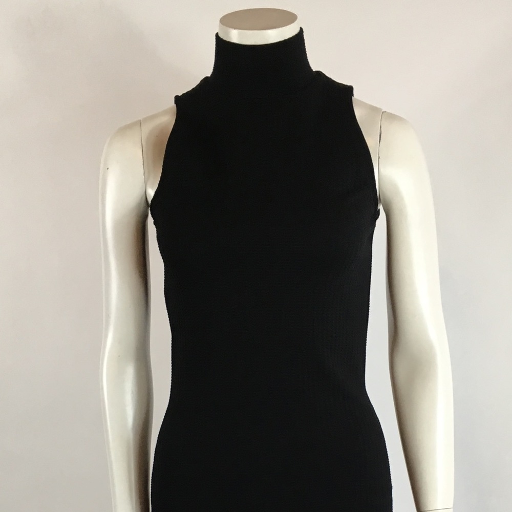 Versace Jeans Couture SZ 24 Black stretch dress!